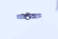 Bat and Moon Leather Choker – Celestial Gothic Submissive Collar