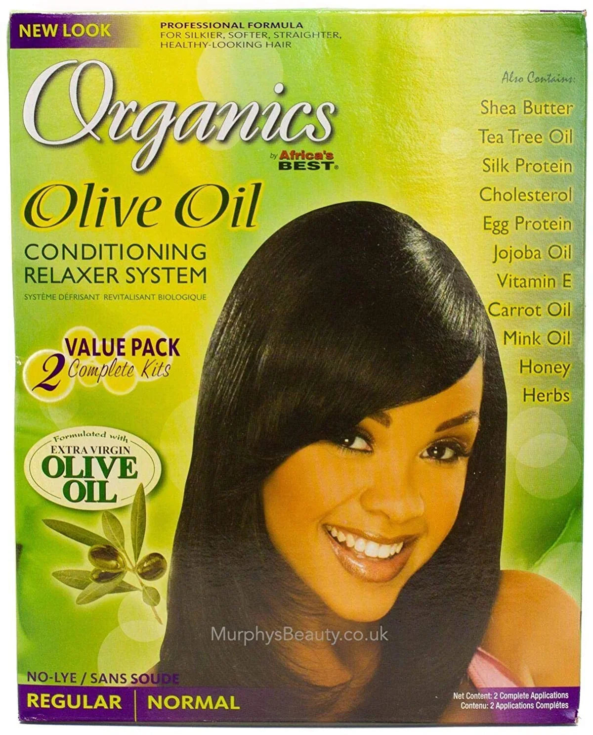 Africas Best Organics Olive Oil No Lye Conditioning Relaxer (Super / Regular)
