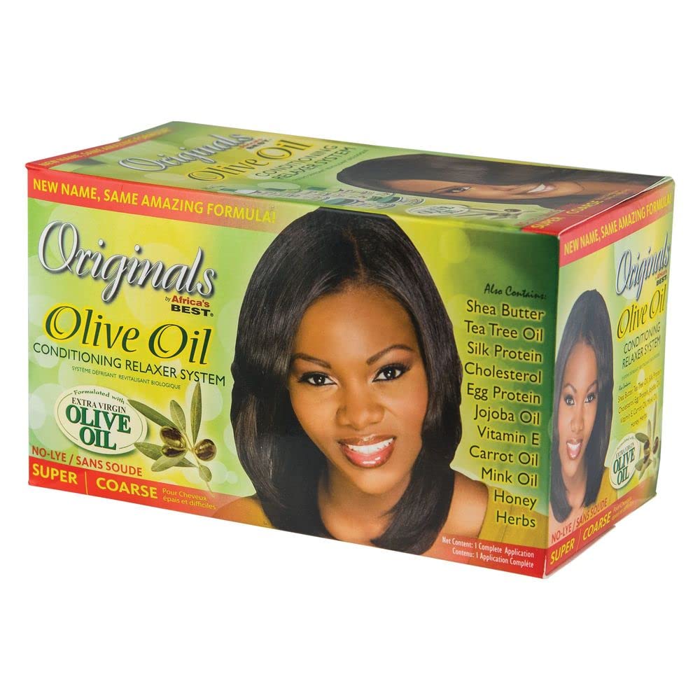 Africas Best Organics Olive Oil No Lye Conditioning Relaxer (Super / Regular)
