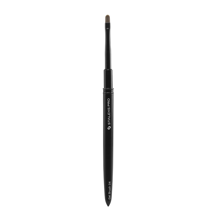 Brush For Gel EXPERT Width 4 mm/ Length 7 mm NBE-04 -STALEKS