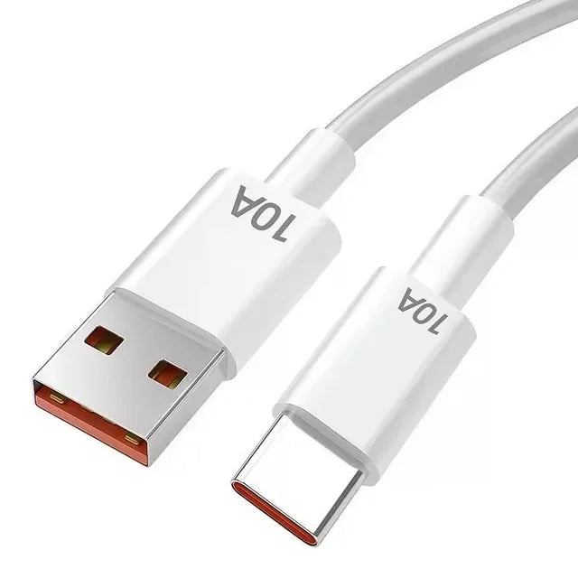 Universal 120W 10A USB to Type C Cable Super Fast Charging Cable For Huawei P40 Honor Data Cord For Xiaomi Redmi 0.3/1M/1.5M/2M