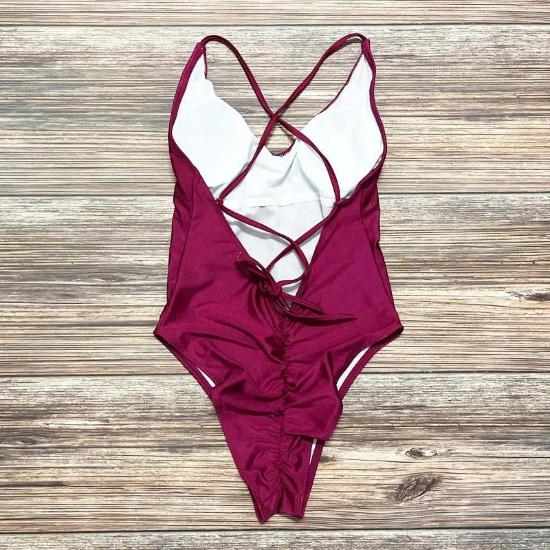 S-3XL Gold Print Team Bride One-Piece Swimsuit Squad Women Swimwear Sexy Padded Bachelorette Party Bathing Suit Summer Beachwear