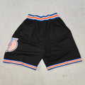 Trillest Premium Limited Edition Space Jam Tune Squad Basketball Shorts - White, Blue & Black