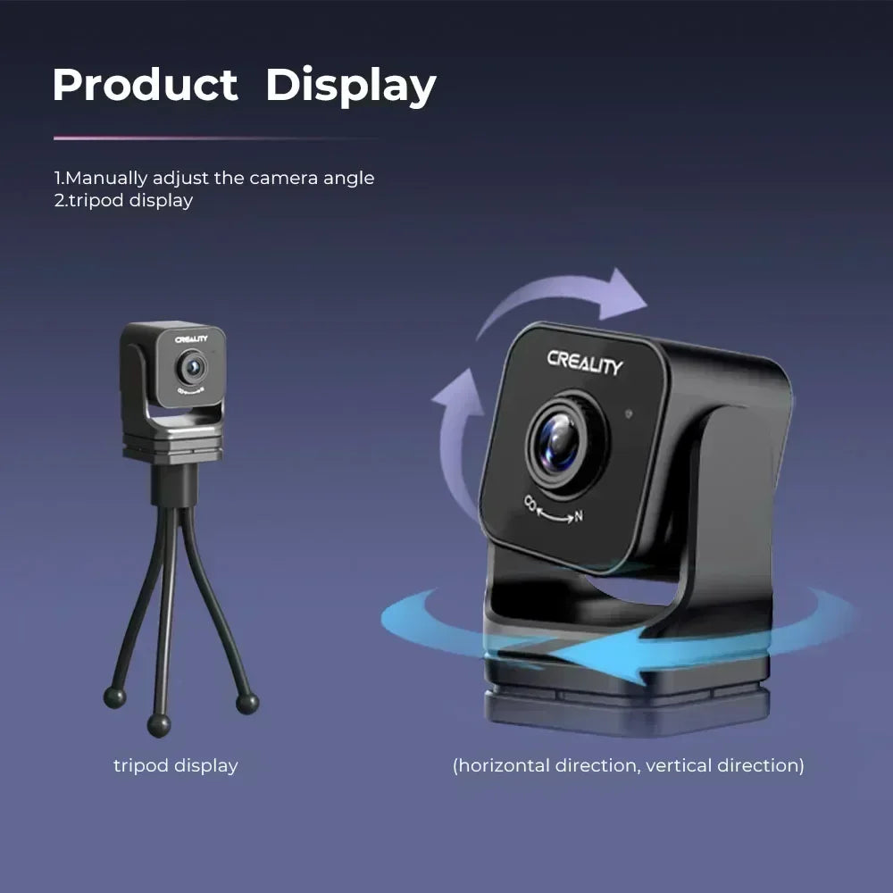 Creality Nebula Camera Upgrade Highdefinition USB Interface Night Vision Timelapse Filming Detection Real-time Monitoring Camera