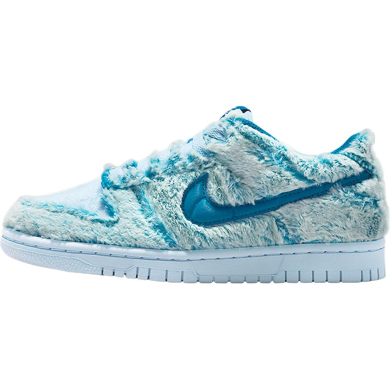 Nike genuine Dunk Low GS women's plush fashion sports shoes IM7171-301