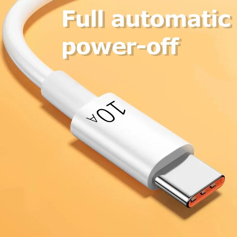 Universal 120W 10A USB to Type C Cable Super Fast Charging Cable For Huawei P40 Honor Data Cord For Xiaomi Redmi 0.3/1M/1.5M/2M