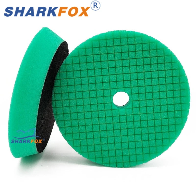 Sharkfox 3/5/6 inch (80mm/125mm/150mm) Car Sponge Polishing Discs Buffing Pads Kit For Car Polisher Buffer