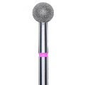 DIAMOND NAIL DRILL BIT, "BALL", RED, HEAD DIAMETER 5MM (FA01R050) - STALEKS™