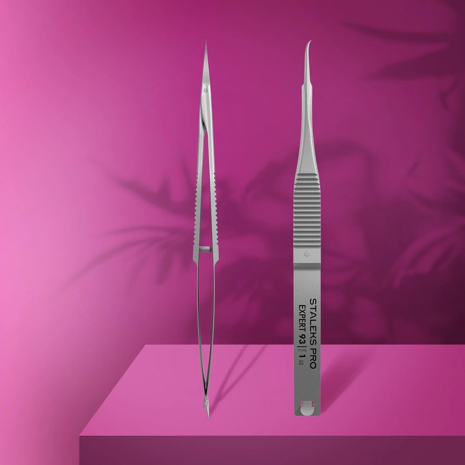 EXPERT 93 TYPE 1 Professional cuticle micro scissors with hook SE-93/1- STALEKS