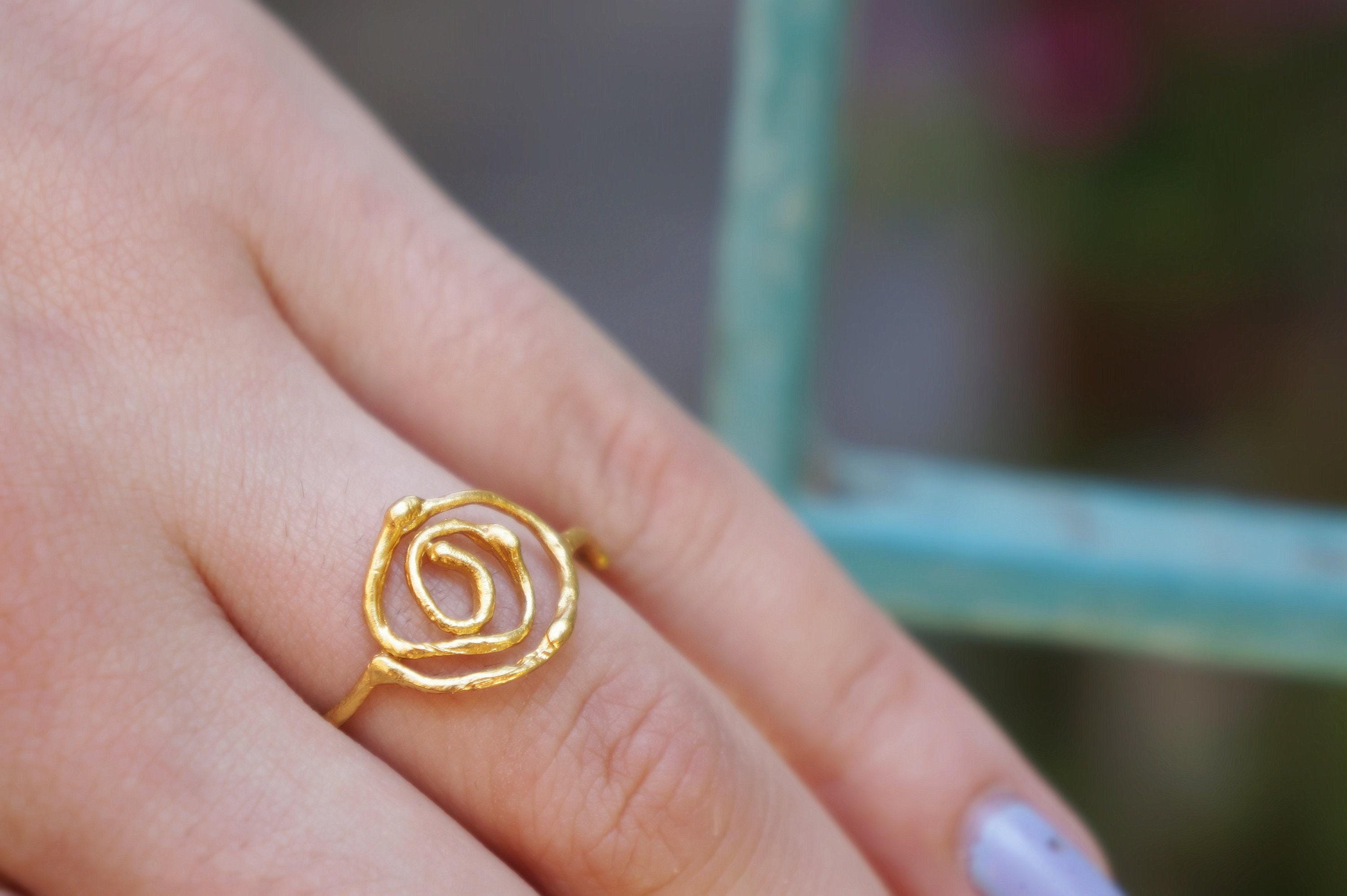 Real Twig Silver Ring, Handmade Nature Jewelry, Organic Botanical Band, Unique Gift for Nature Lovers, Gold or Sterling Silver 925