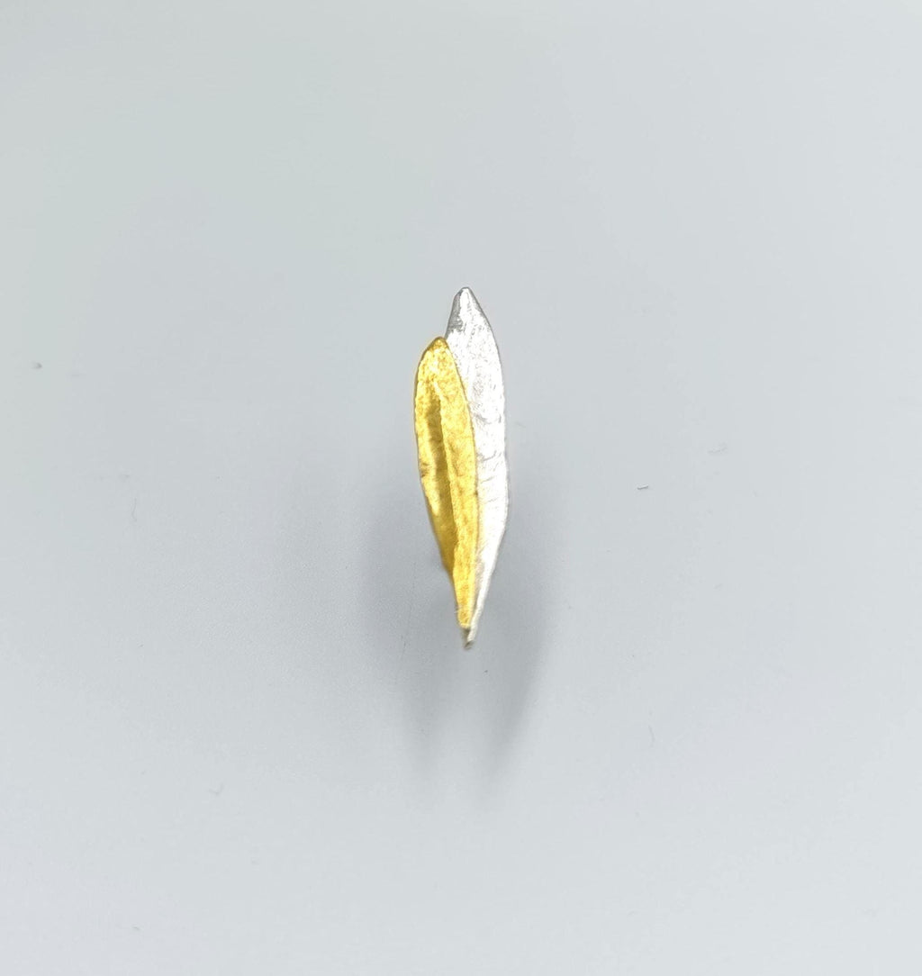 Real Olive Leaf Silver Ring, Handmade Nature Jewelry, Organic Botanical Band, Gift for Peace & Protection, Sterling Silver 925