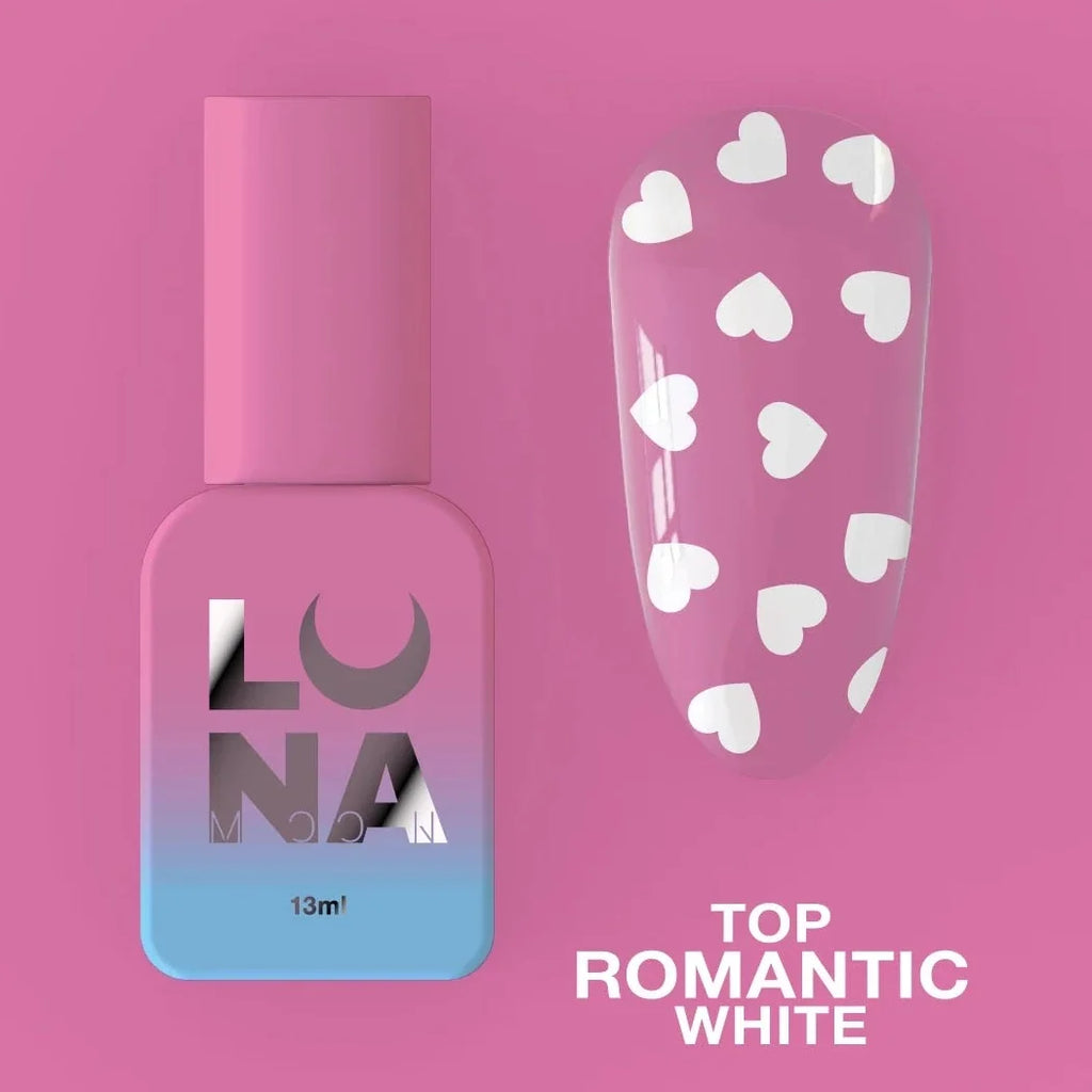 LUNA Top Romantic White