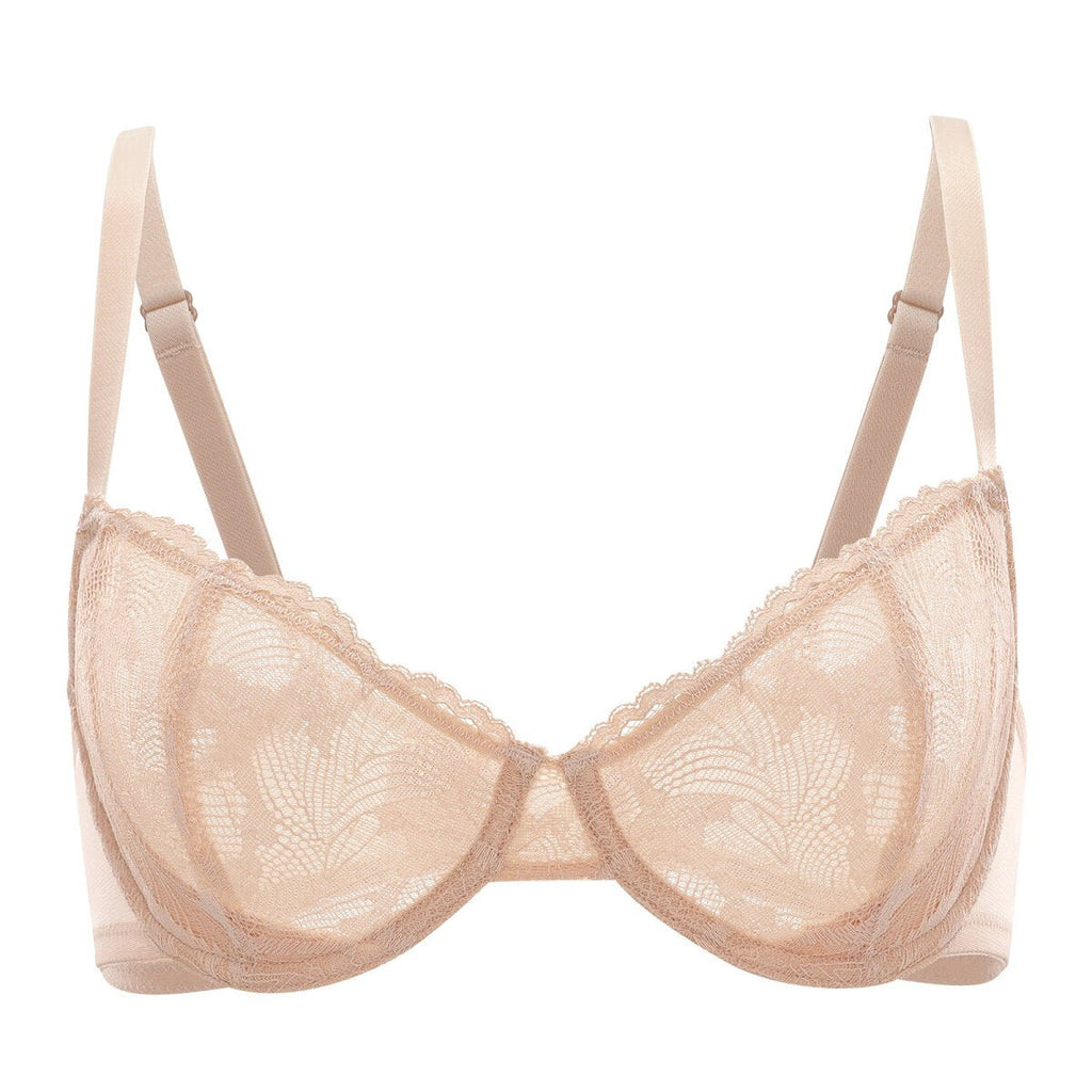 Plus Size Lace Balconette Underwire Bra