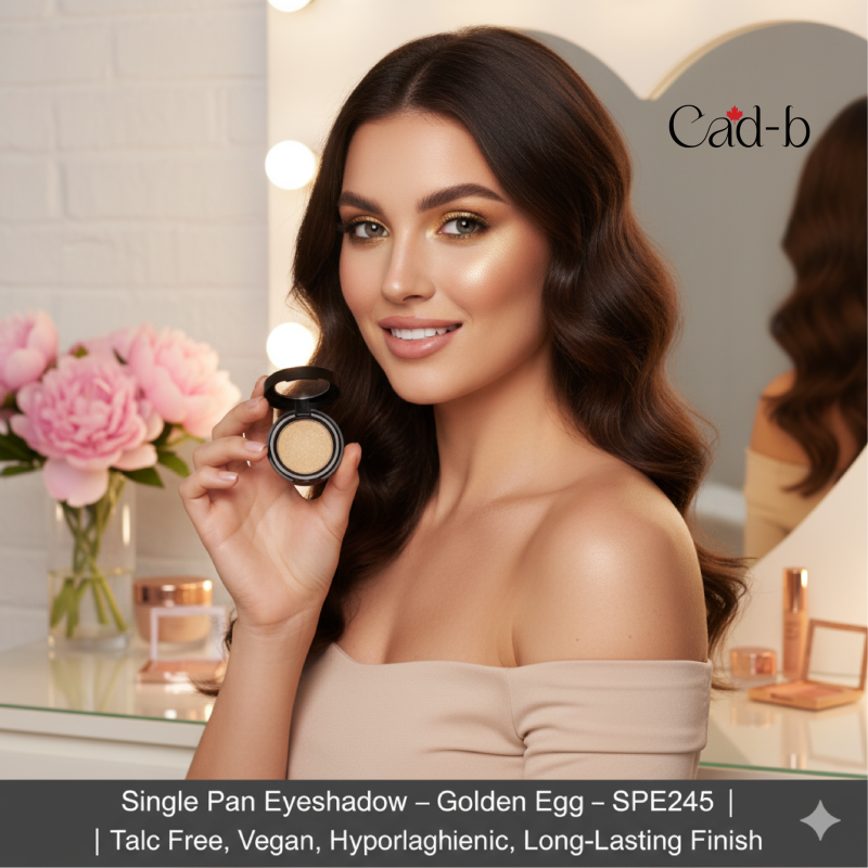 Single Pan Eyeshadow – Golden Egg – SPE245 | Talc Free, Vegan, Hypoallergenic, Long-Lasting Finish